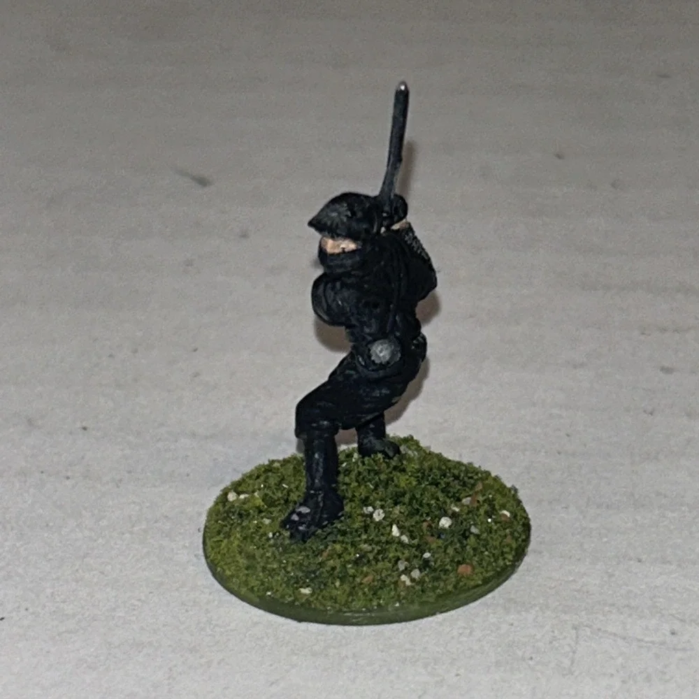 Ral Partha Warhammer Metal‎ Painted Miniature Ninja Assassin With Sword
